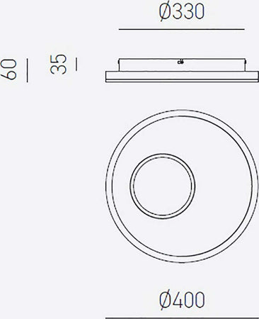Plafoniera-led-Gea-Luce-MELANIA-PM-3000°K-bianco-lampada-soffitto