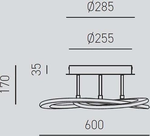 Plafoniera-led-Gea-Luce-YARA-PM-N-40W-LED-alluminio-lampada-soffitto-moderna