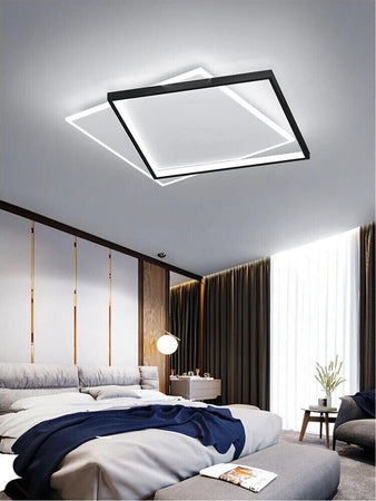 Plafoniera-Led-Luce-Bianca-Calda-Naturale-Lampada-Quadrato-Da-Soffitto-36-Watt