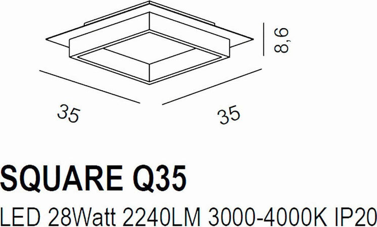 Plafoniera-led-Promoingross-SQUARE-Q35-MC-switch-lampada-soffitto-classica