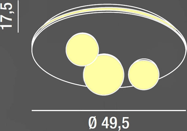 Plafoniera-led-sfere-Perenz-BALL-8004-B-LC-2976Lm-3000°K-lampada-soffitto-moderna-classica