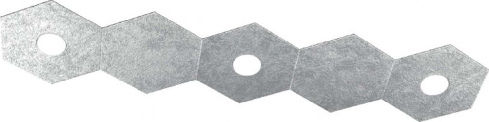 Plafoniera-Moderna-5-Moduli-Hexagon-Metallo-Foglia-Argento-3-Luci-Led-12X3W