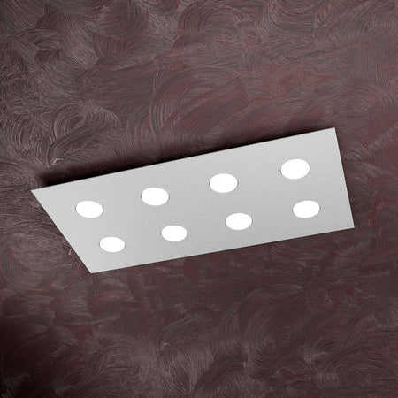 Plafoniera-Moderna-Area-Metallo-Grigio-Metallo-8-Luci-Gx53
