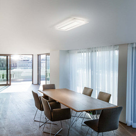 Plafoniera-Moderna-Bend-Metallo-Bianco-Led-Grande
