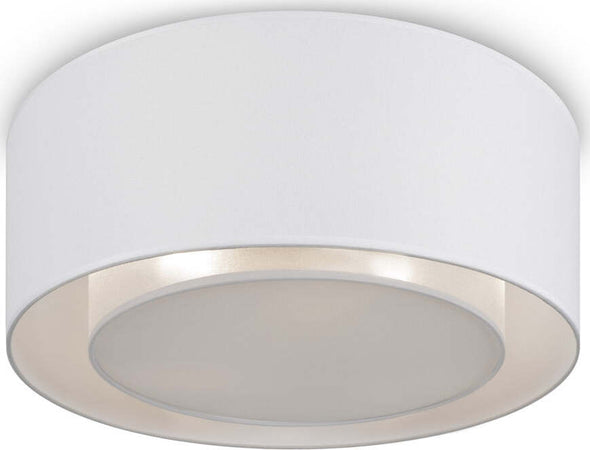 Plafoniera-Moderna-Bergamo-In-Metallo-Bianca-3-Luci-Diffusore-In-Tessuto