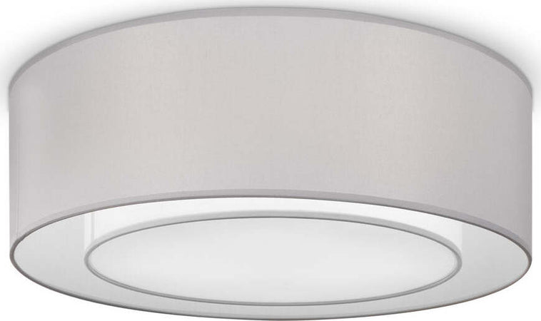 Plafoniera-Moderna-Bergamo-In-Metallo-Cromo-E-Grigio-3-Luci-Diffusore-In-Tessuto