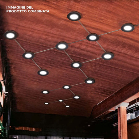 Plafoniera-moderna-Cattaneo-VINTAGE-876-4-PA-Gx53-LED-lampada-soffitto-parete-componibile-metallo-verniciato-interno
