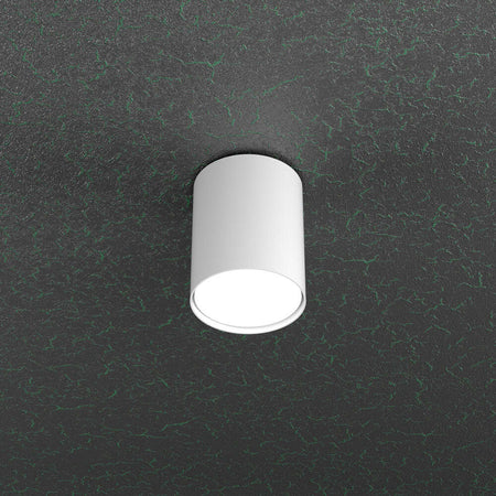 Plafoniera-Moderna-Cloud-Metallo-Bianco-1-Luce-Gx53-Cilindrica-10Cm