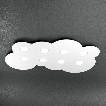 Plafoniera-Moderna-Cloud-Metallo-Bianco-8-Luci-Gx53