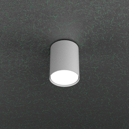 Plafoniera-Moderna-Cloud-Metallo-Grigio-1-Luce-Gx53-Cilindrica-10Cm