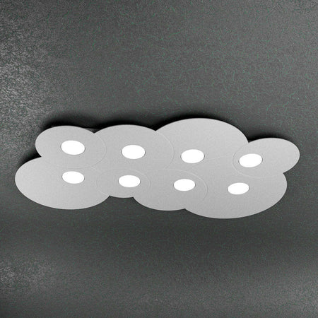 Plafoniera-Moderna-Cloud-Metallo-Grigio-8-Luci-Gx53