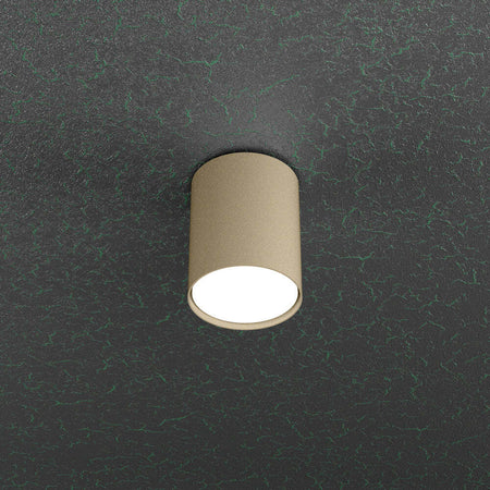 Plafoniera-Moderna-Cloud-Metallo-Sabbia-1-Luce-Gx53-Cilindrica-10Cm