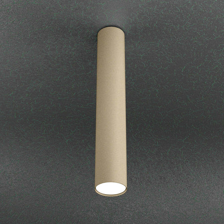 Plafoniera-Moderna-Cloud-Metallo-Sabbia-1-Luce-Gx53-Cilindrica-50Cm