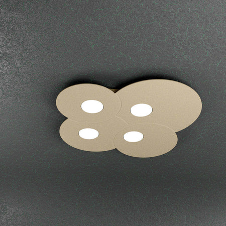 Plafoniera-Moderna-Cloud-Metallo-Sabbia-4-Luci-Gx53