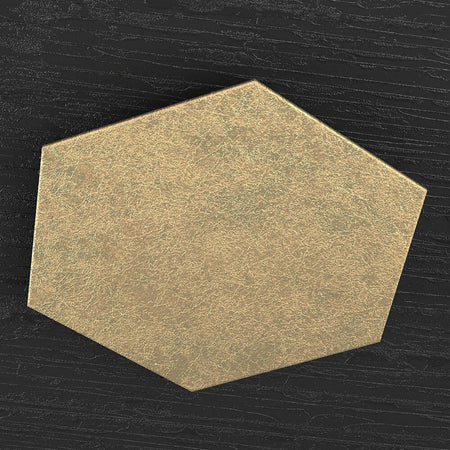 Plafoniera-Moderna-Decorativa-Hexagon-Metallo-Foglia-Oro