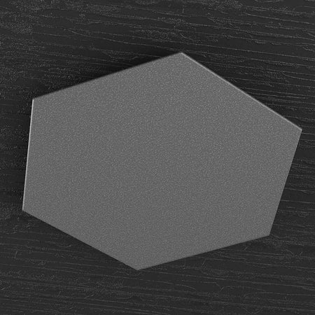 Plafoniera-Moderna-Decorativa-Hexagon-Metallo-Grigio-Antracite