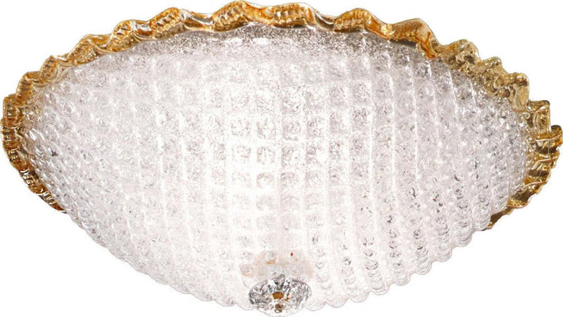 Plafoniera-moderna-DUE-P-HIVE-2698-PLG-E27-LED-vetro-graniglia-lampada-soffitto