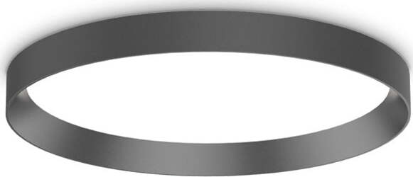 Plafoniera-Moderna-Fly-Alluminio-Materie-Plastiche-Nero-Led-26W-3000K-D45Cm