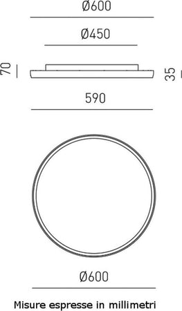Plafoniera-moderna-Gea-Luce-ACELIA-PG-B-LED-alluminio-metacrilato-lampada-soffitto