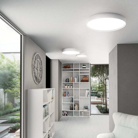 Plafoniera-moderna-Gea-Luce-AVA-PM-B-LED-alluminio-metacrilato-lampada-soffitto