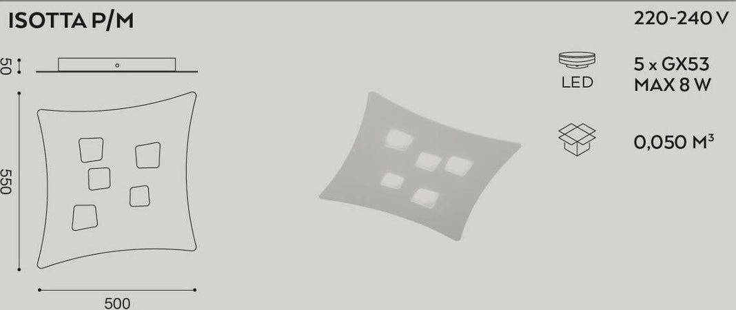 Plafoniera-moderna-Gea-Luce-ISOTTA-PM-B-GX53-LED-55x50-alluminio-lampada-soffitto