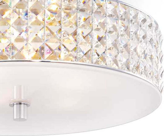Plafoniera-moderna-Ideal-Lux-ROMA-PL9-087863-G9-LED-vetro-cristallo-lampada-soffitto