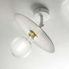 Plafoniera-moderna-Illuminando-PUB-PL1PUBBN+DISCO25BN-E27-LED-metallo-lampada-soffitto