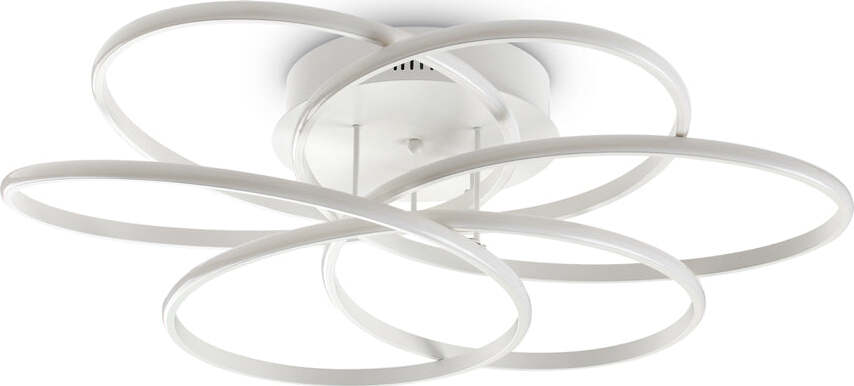 Plafoniera-Moderna-Karol-Metallo-Bianco-Led-90W-4000K-Luce-Naturale-D76Cm