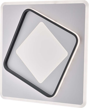 Plafoniera-Moderna-Lulu'-In-Alluminio-Bianco-Nero-Led-Integrato-Cct