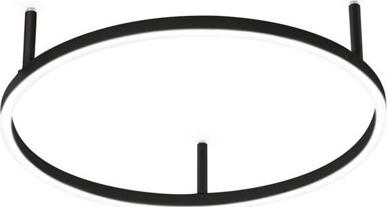 Plafoniera-Moderna-Oracle-Alluminio-Materie-Plastiche-Nero-Led-32W-3000K