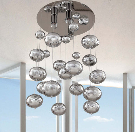 Plafoniera-moderna-Padana-Lampadari-AVATAR-241-E27-LED-metallo-vetro-lampada-soffitto