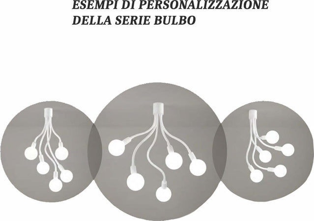 Plafoniera-moderna-Perenz-BULBO-6680-B-LED-E27-lampada-soffitto-metallo-gomma-bracci-orientabili-multiluce