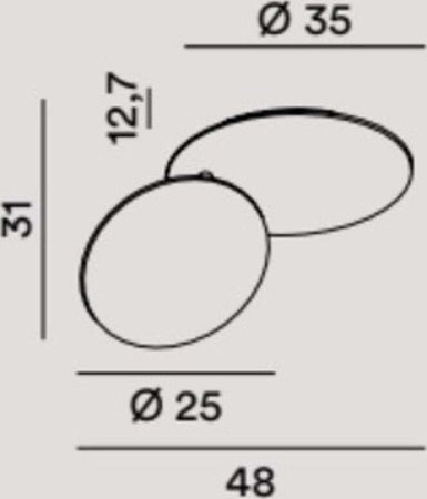 Plafoniera-moderna-Perenz-illumina-DRUM-8230-LED-alluminio-acrilico-orientabile-lampada-soffitto