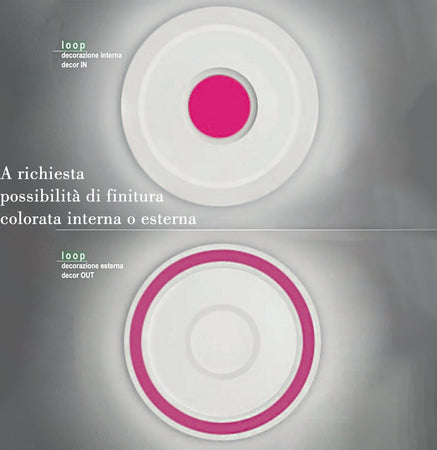 Plafoniera-moderna-Promoingross-LOOP-T-WH-LED-CCT-lampada-soffitto-parete-tonda