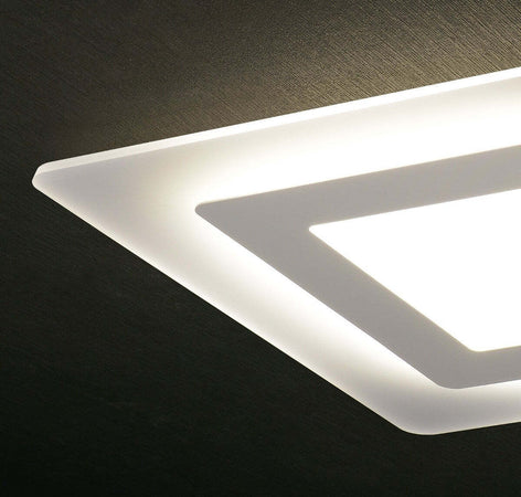 Plafoniera-moderna-Promoingross-OBLIO-Q35-WH-LED-metallo-metacrilato-lampada-soffitto