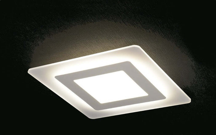 Plafoniera-moderna-Promoingross-OBLIO-Q35-WH-LED-metallo-metacrilato-lampada-soffitto