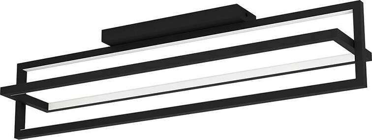 Plafoniera-Moderna-Siberia-Led-Acciaio-Nero