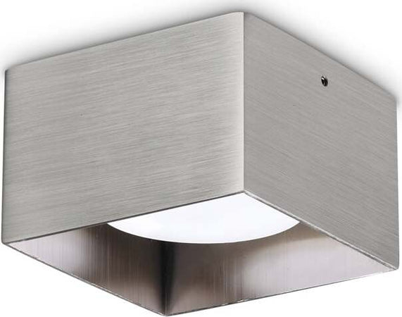 Plafoniera-Moderna-Spike-Alluminio-Grigio-1-Luce-Gx53-15W-3000K-Ip20