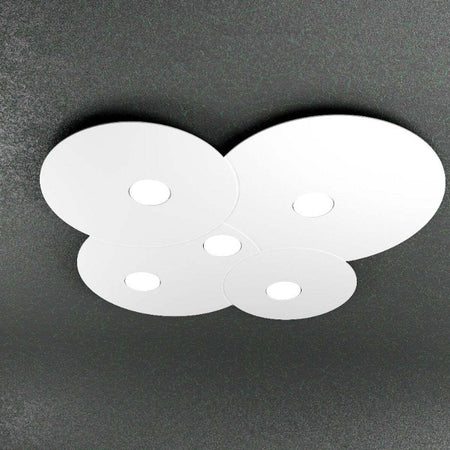 Plafoniera-moderna-Top-Light-CLOUD-1128-PL5-Gx53-LED-metallo-lampada-soffitto-parete