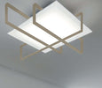 Plafoniera-moderna-Top-Light-CROSS-1106-100-E27-LED-metallo-vetro-lampada-soffitto