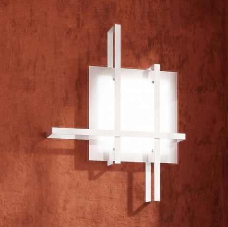 Plafoniera-moderna-Top-Light-CROSS-1106-70-E27-LED-metallo-vetro-lampada-soffitto