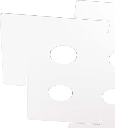 Plafoniera-moderna-Top-Light-ECHO-1161-6-GX53-LED-metallo-bianco-lampada-soffitto