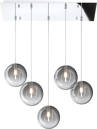 Plafoniera-moderna-Top-Light-ECLIPSE-1184-CR-S5-R-FU-G9-LED-vetro-lampada-soffitto