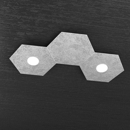 Plafoniera-moderna-Top-Light-HEXAGON-1142-2L1D-A1-GX53-LED-metallo-lampada-parete-soffitto