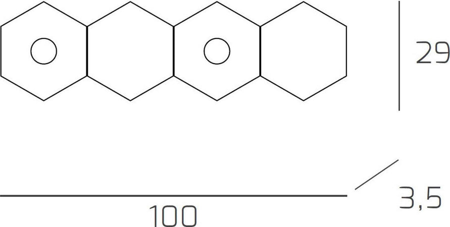 Plafoniera-moderna-Top-Light-HEXAGON-1142-2L2D-A1-GX53-LED-metallo-lampada-parete-soffitto