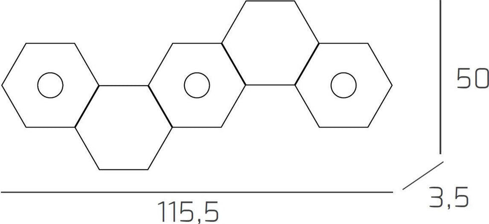 Plafoniera-moderna-Top-Light-HEXAGON-1142-3L2D-A3-GX53-LED-metallo-lampada-parete-soffitto