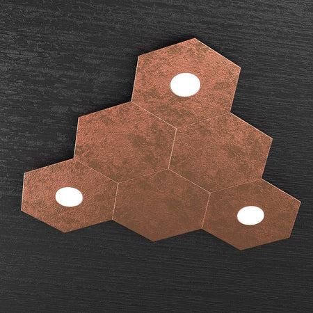 Plafoniera-moderna-Top-Light-HEXAGON-1142-3L3D-A3-GX53-LED-metallo-lampada-parete-soffitto