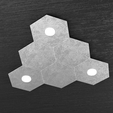 Plafoniera-moderna-Top-Light-HEXAGON-1142-3L3D-A3-GX53-LED-metallo-lampada-parete-soffitto