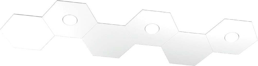 Plafoniera-moderna-Top-Light-HEXAGON-1142-3L3D-A5-GX53-LED-metallo-lampada-parete-soffitto