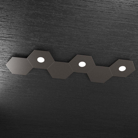 Plafoniera-moderna-Top-Light-HEXAGON-1142-3L3D-A5-GX53-LED-metallo-lampada-parete-soffitto